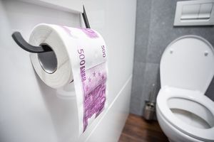 GiftWorld Papier toaletowy 500 Euro XL 1