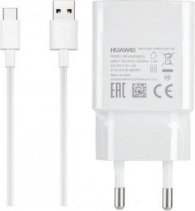 Ładowarka Huawei Ładowarka sieciowa bulk 2A + kabel microUSB biała/white Fast Charge (HW-050200E01) 1