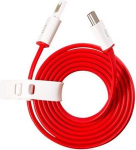 Kabel USB OnePlus USB - USB-C flat czerwony bulk OnePlus 3/3T/5 1