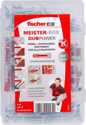 Fischer Zestaw kołków duopower z łbem stożkowym 160 szt. (535972) 4