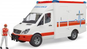 Bruder MB Sprinter Ambulans-Karetka z figurką ratownika medycznego (02536) 1