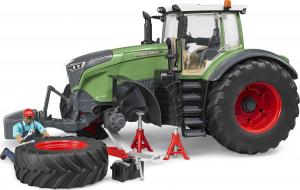 Bruder Traktor Fendt 1050 Vario z figurką mechanika i narzędziami warsztatowymi (04041) 1