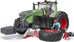 Bruder Traktor Fendt 1050 Vario z figurką mechanika i narzędziami warsztatowymi (04041) 2