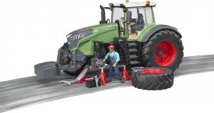 Bruder Traktor Fendt 1050 Vario z figurką mechanika i narzędziami warsztatowymi (04041) 5