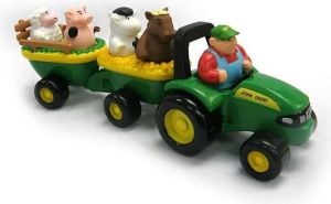 Tomy John Deere hay wagon with funny animal sounds 1