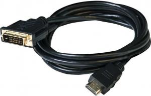 Kabel Club 3D HDMI - DVI-D 2m czarny (CAC-1210) 1