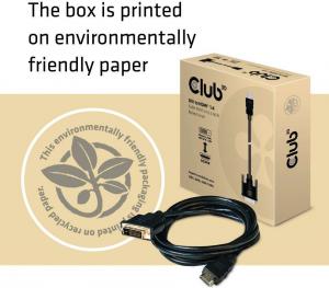 Kabel Club 3D HDMI - DVI-D 2m czarny (CAC-1210) 4