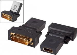 Adapter AV EFB HDMI - DVI, kątowy (EB487) 1