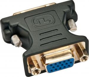 Adapter AV Lindy DVI-A - D-Sub (VGA) czarny (41199) 2