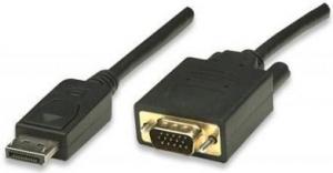 Kabel Techly DisplayPort - D-Sub (VGA) 1.8m czarny (ICOC-DSP-V-018) 1