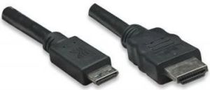 Kabel Techly HDMI Mini - HDMI 1.8m czarny (ICOC-HDMI-B-015) 2