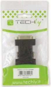 Adapter AV Techly DVI-D - DVI-I czarny 3