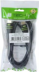 Kabel Techly HDMI - HDMI 1m czarny (ICOC-HDMI-4-010) 4