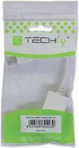 Adapter AV Techly DisplayPort Mini - DVI-D biały 2