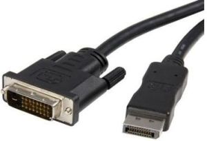 Kabel Techly DisplayPort - DVI-D 1m czarny (ICOC-DSP-C12-010) 1