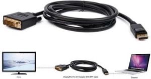 Kabel Techly DisplayPort - DVI-D 2m czarny (ICOC-DSP-C12-020) 3