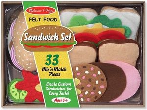 Melissa & Doug Kanapki z filcu do zabawy Melissa and Doug 2