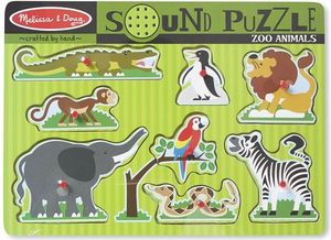 Melissa & Doug Puzzle dźwiękowe - Zoo 1