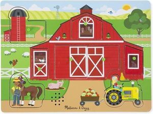 Melissa & Doug Puzzle dźwiękowe - Na farmie 1