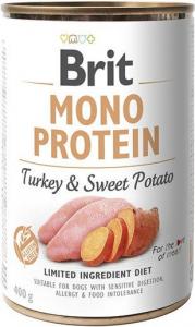Brit Mono Protein Turkey & potato puszka 400g 1