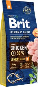 Brit Premium By Nature Junior Medium M 15 kg 1