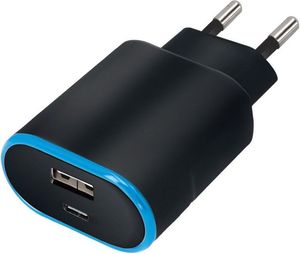 Ładowarka Forever TC-03 1x USB-A 1x USB-C 3.1 A (GSM032685) 1