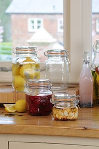 Kilner KILNER Słoik 1l, Square Clip Top Jar 12