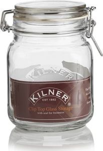Kilner KILNER Słoik 1l, Square Clip Top Jar 3