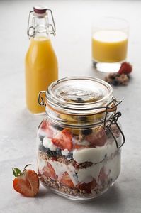 Kilner KILNER Słoik 1l, Square Clip Top Jar 6