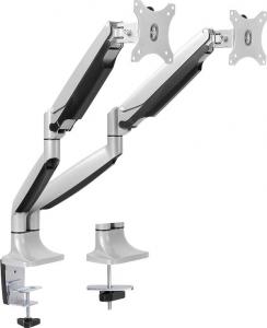 LogiLink Uchwyt biurkowy na 2 monitory 13" - 32" (BP0043) 4