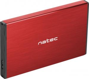 Kieszeń Natec 2.5" SATA - USB 3.0 Rhino Go Czerwona (NKZ-1279) 3