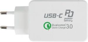 Ładowarka Natec sieciowa Extreme Media NUC-1177 240V 2x USB 5V/3A PD + Quick Charge 3.0 8