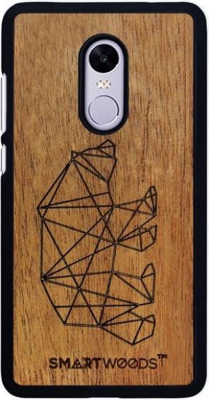 SmartWoods Case Etui Drewniane Bear Xiaomi Redmi Note 4 1