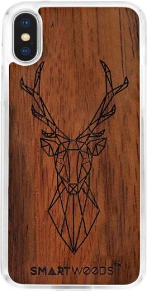 SmartWoods Case Etui Drewniane Deer Clear Iphone X 1