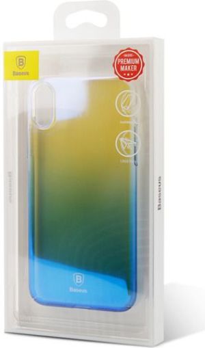 Baseus BASEUS GLAZE CASE ETUI IPHONE X NIEBIESKI 2