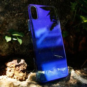Baseus BASEUS GLAZE CASE ETUI IPHONE X NIEBIESKI 8
