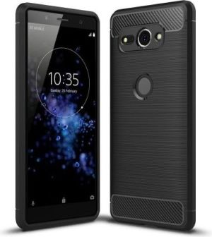 GSM City CASE ETUI CARBON LUX CZARNY SONY XPERIA XZ2 COMPACT 1