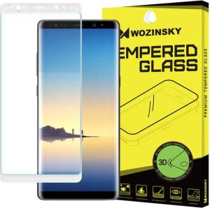 GSM City SZKŁO HARTOWANE 3D CAŁY EKRAN SAMSUNG NOTE 8 BIAŁY 2