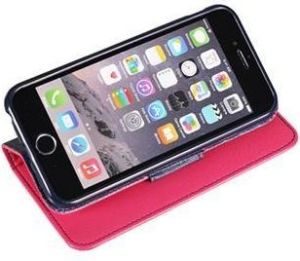 GSM City Etui Fancy Book do Apple iPhone X/XS granatowo-różowe 3