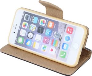 GSM City Etui Fancy Book do Sony Xperia XA Ultra czarno-zlote 5