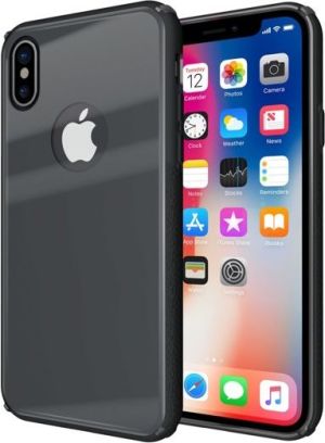 GSM City TEMPERED GLASS CASE IPHONE X SZARY 1