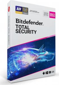 Bitdefender Total Security 2020 GLOBAL Key 1 rok 5 urządzeń 1