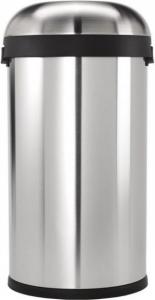 Kosz na śmieci Simplehuman Bullet Open 60L stal nierdzewna (CW1407) 4