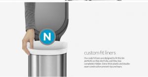 Kosz na śmieci Simplehuman Slim na pedał 45L stal nierdzewna (CW2044) 4