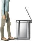 Kosz na śmieci Simplehuman Slim na pedał 45L stal nierdzewna (CW2044) 7