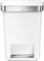 Kosz na śmieci Simplehuman Liner Pocket na pedał 45L biały (CW1387) 2