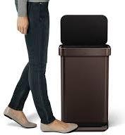 Kosz na śmieci Simplehuman Liner Pocket na pedał 45L biały (CW1387) 7