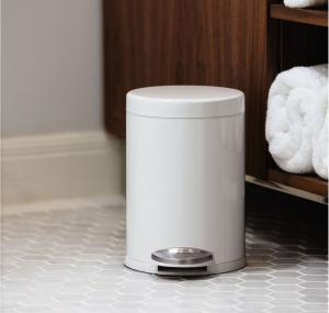 Kosz na śmieci Simplehuman na pedał 3L biały (CW1856CB) 7