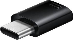 Adapter USB Samsung Brak USB-C - microUSB Czarny  (11429-uniw) 1