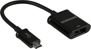 Adapter USB Samsung microUSB - USB Czarny  (9262-uniw) 1